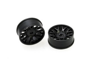 PN Racing Mini-Z AWD Machine Cut BBS Front Wheel F1 Black