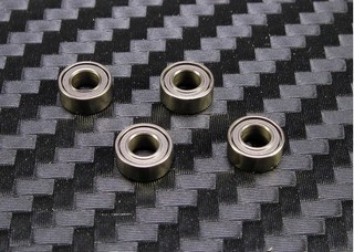 PN Racing Mini-Z 3x6x2.5mm Shield Hub Dry Ball Bearing (4pcs)