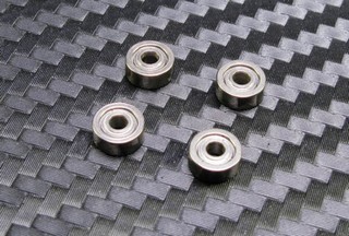 PN Racing Mini-Z 2x6x2.5mm Shield Hub Dry Ball Bearing (4pcs)