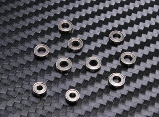 PN Racing Mini-Z AWD Shield Hub Dry Ball Bearing Set (10pcs)