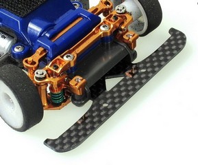 PN Racing Mini-Z Lexan Pan Body Carbon Front Bumper - Clicca l'immagine per chiudere