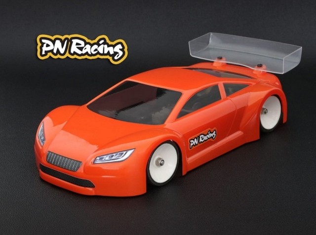 PN Racing V2 JGT01 Racing 1/28 Lexan Body Kit (Light Weight)