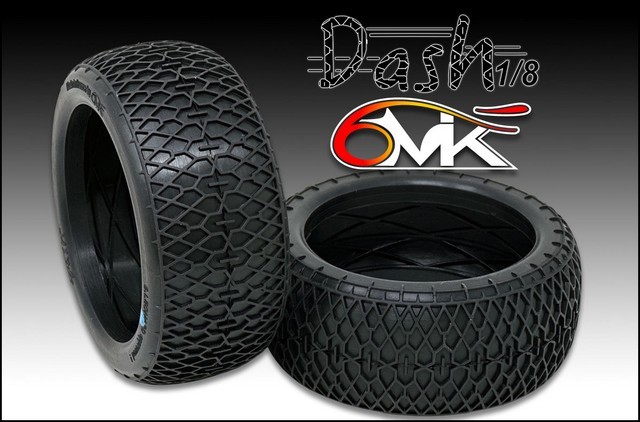 6mik-Racing T19V - "Dash" Gomme - Mescola Verde - Solo Gomme (2 pezzi)