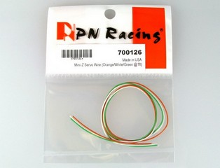 PN Racing Mini-Z Servo Wire (Orange/White/Green @1ft)