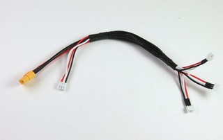 PN Racing XT60 Plug 3xJST-PH Parallel Charging Cable
