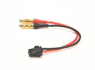 PN Racing SM2Pin Female to 4mm Banana Plug Charging Cable for UP-S4AC Charger
