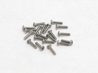 PN Racing M2x8 Button Head Stainless Steel Hex Machine Screw (20pcs) - Clicca l'immagine per chiudere