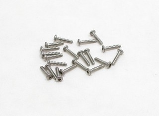 PN Racing M2x10 Button Head Stainless Steel Hex Plastic Screw (20pcs)