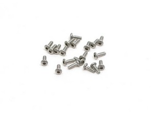 PN Racing M2x6 Button Head Stainless Steel Hex Plastic Screw (20pcs)