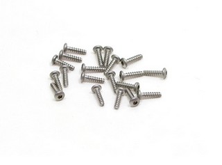 PN Racing M2x8 Button Head Stainless Steel Hex Plastic Screw (20pcs)