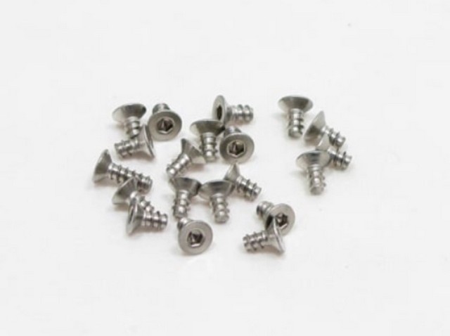 PN Racing M2x4 Countersink Stainless Steel Hex Plastic Screw (20pcs)