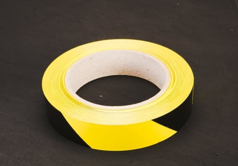 PN Racing RCP Tracks Black/Yellow Vinyl Tape 1" x 100 Feet