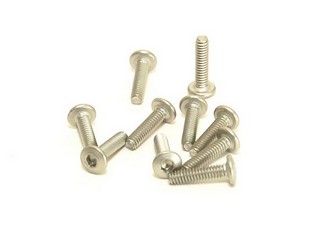 PN Racing M2x8 Titanium Button Head Hex Machine Screw (10pcs)