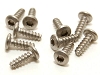 PN Racing M2x6 Titanium Button Head Hex Tapping Screw (10pcs)