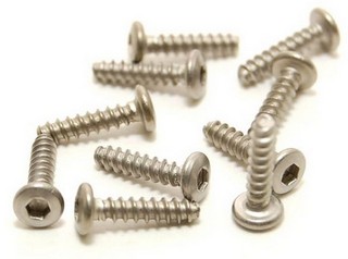 PN Racing M2x8 Titanium Button Head Hex Tapping Screw (10pcs)