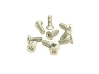 PN Racing M2x6 Titanium Countersunk Hex Machine Screw (10pcs)