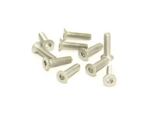 PN Racing M2x8 Titanium Countersunk Hex Machine Screw (10pcs) - Clicca l'immagine per chiudere