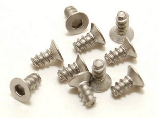 PN Racing M2x4 Titanium Countersunk Hex Tapping Screw (10pcs)