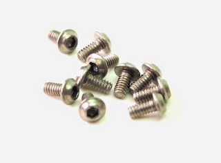 PN Racing M2x4 Titanium UFO Head Hex Machine Screw (10pcs)