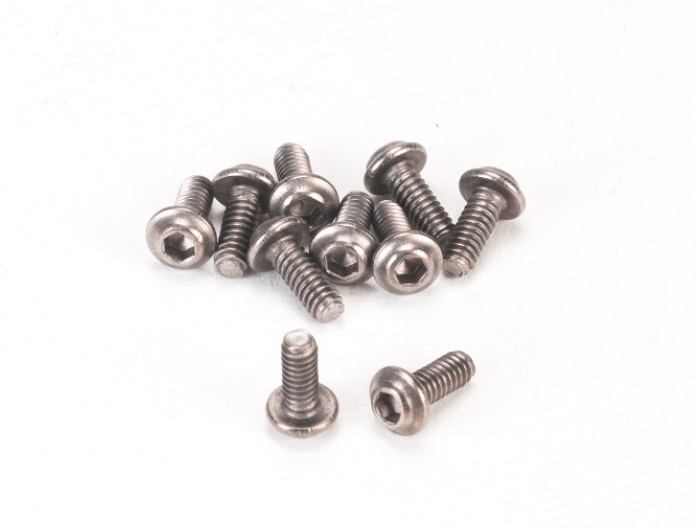 PN Racing M2x5 Titanium UFO Head Hex Machine Screw (10pcs)