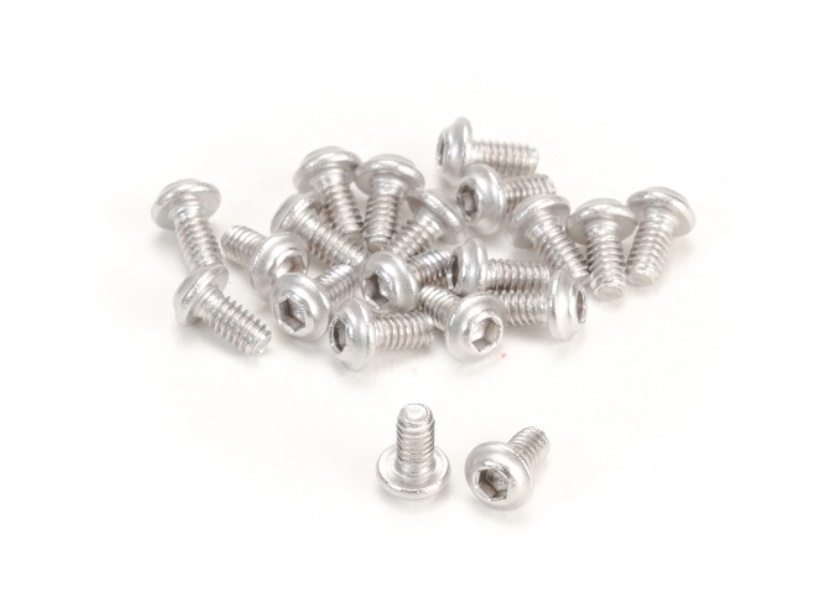 PN Racing M2x4 Stainless Steel UFO Head Hex Machine Screw (20pcs)