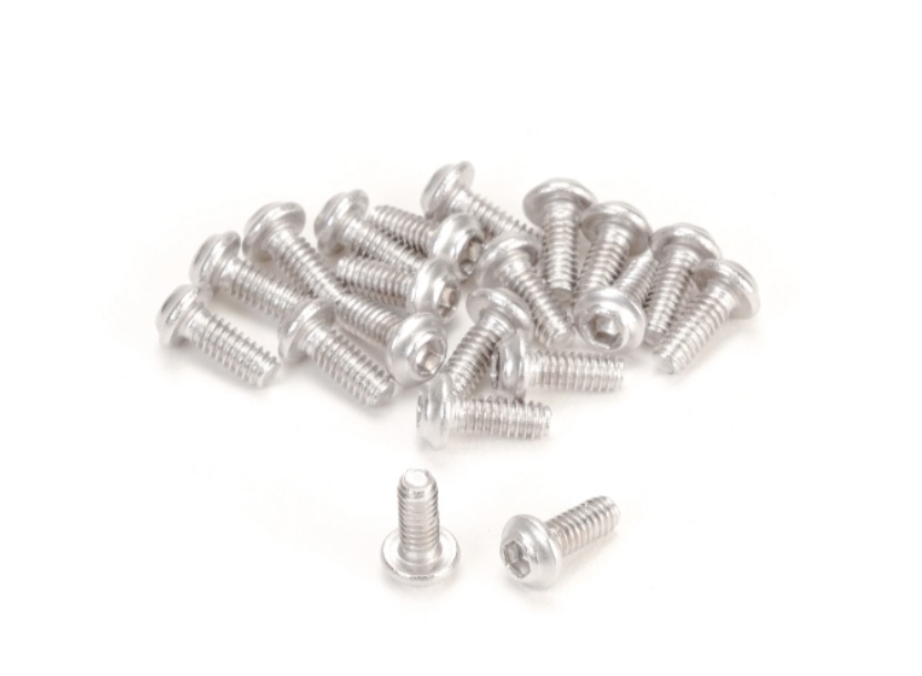 PN Racing M2x5 Stainless Steel UFO Head Hex Machine Screw (20pcs)