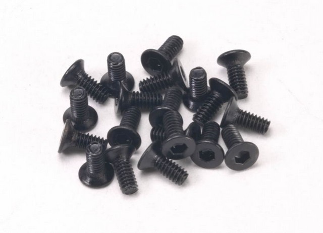 PN Racing M2x5 Countersunk Hardened Carbon Steel Hex Machine Screw (20pcs)