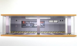 PN Racing PNR 1/28 Scale Realistic Car Garage 4 Parking Space