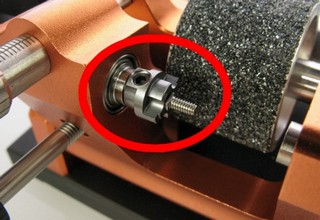 PN Racing Pro Tire Truer Spindle Shaft with Mini-Z Wheel Adapter