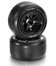 Hudy 1/10 Formula Rubber Tire - Front (2Pcs)