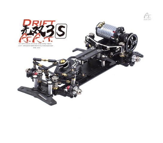 Drift Art DA3S mini RWD chassis kit. (No electronics, no wheels and tires, no body)