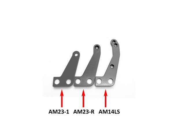 Awesomatix AM23-R - Rear Steering Arm x 2 - Clicca l'immagine per chiudere