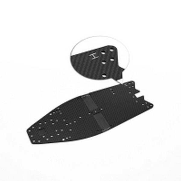 Awesomatix C01FXR-CH - Carbon Front Lower Deck Hard (1pcs)