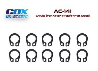 PPM-RC Racing COX Ch-Clip (For X-Ray T4-20/T4F-21, 10pcs)