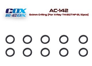 PPM-RC Racing COX 5x1mm O-Ring (For X-Ray T4-20/T4F-21, 10pcs)