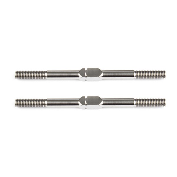 Team Associated AE1405 - FT Titanium Turnbuckles, 48 mm, Silver
