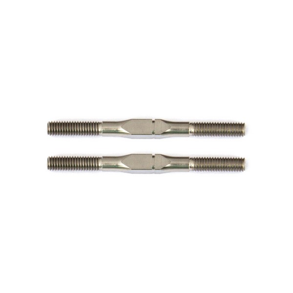 Team Associated AE1413 - FT Titanium Turnbuckles, 38 mm, Silver