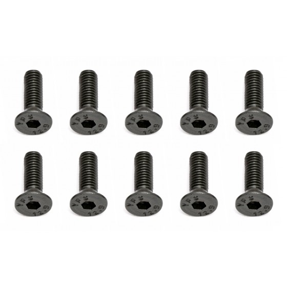 Team Associated AE25202 - Screws, 3x10 mm FHCS