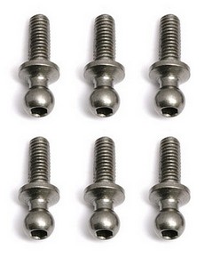 Team Associated Ballstuds, 8 mm, long neck