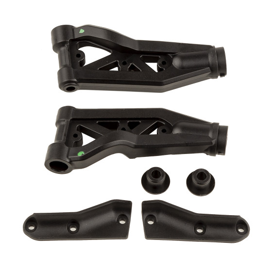 Team Associated AE81637 - RC8B4 Front Suspension Arms, soft