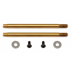 Team Associated AE91619 - 3x27.5 mm Shock Shafts (V2), TiN