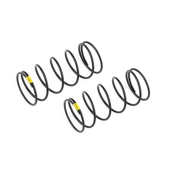 Team Associated AE91943 - 13mm Front Shock Springs, yellow 3.8lb-in, L44, 6.5T, 1.2D