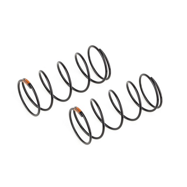 Team Associated AE91945 - 13mm Front Shock Springs, orange 4.3lb-in, L44, 6.0T, 1.2D