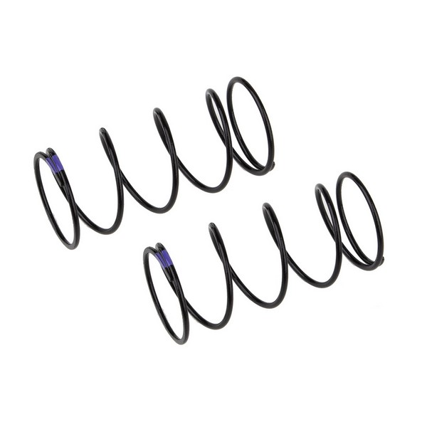 Team Associated AE91946 - 13mm Front Shock Springs, purple 4.6lb-in, L44, 5.75T, 1.2D