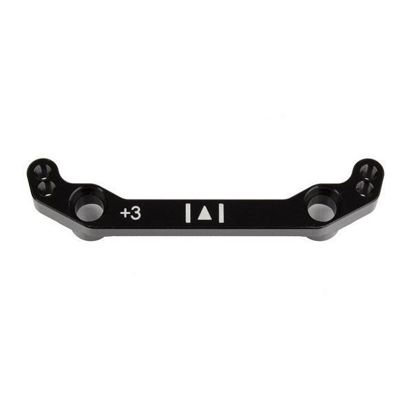 Team Associated AE92257 - RC10B74.1 Steering Rack, +3mm, aluminum