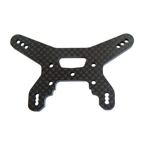 Team Associated AE92266 - RC10B74.1 Rear Shock Tower, 27.5mm, carbon fiber