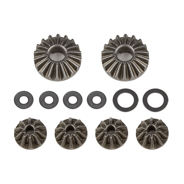 Team Associated AE92306 - RC10B74 FT LTC Differential Rebuild Set, metal