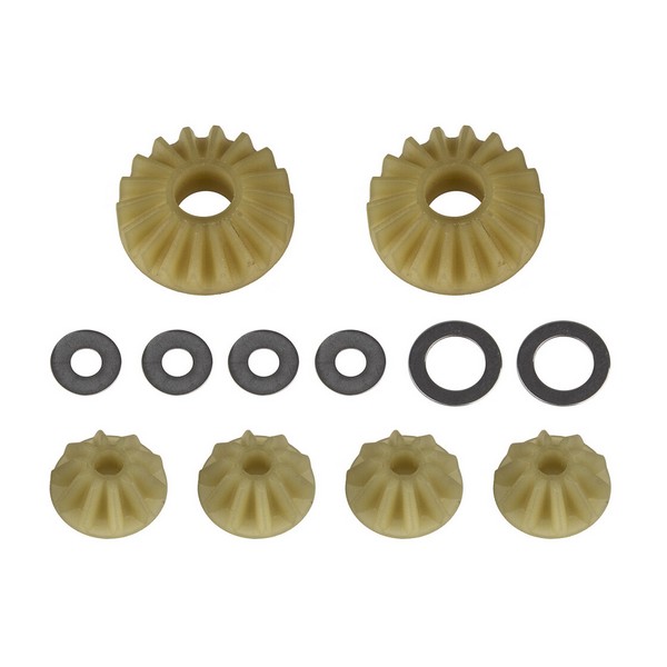 Team Associated AE92307 - RC10B74 FT LTC Differential Rebuild Set, plastic