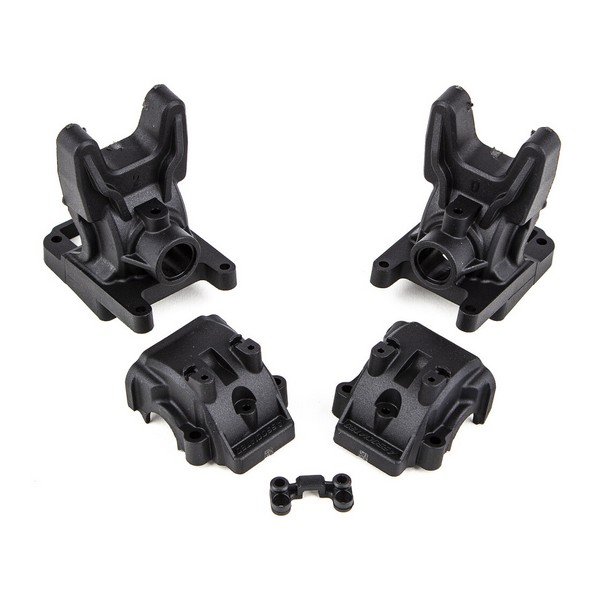 Team Associated AE92309 - RC10B74.2 Front Gearboxes, 0 and 2 Diff Heights