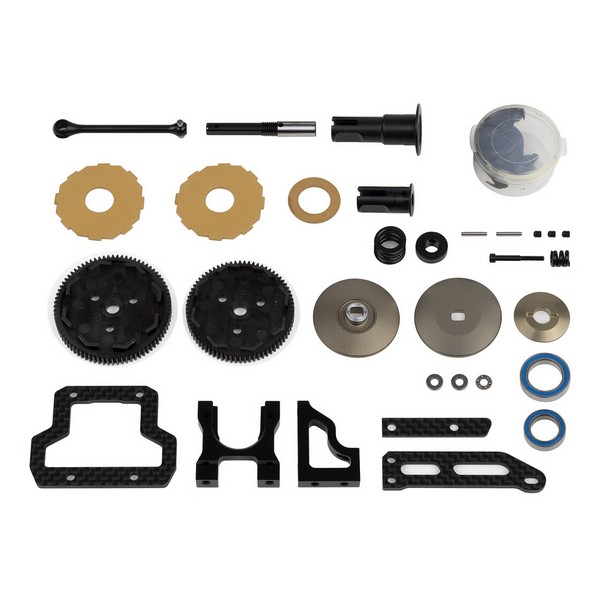 Team Associated AE92364 - RC10B74.2 FT Decoupled Slipper Clutch Conversion Kit